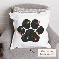Paw Lights Pillow