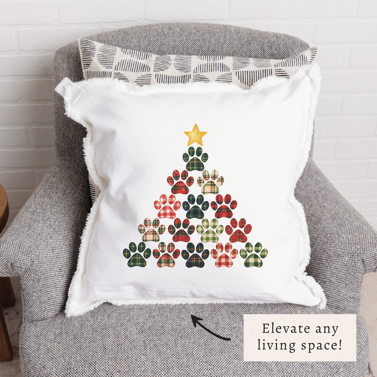Paw Tree Pillow