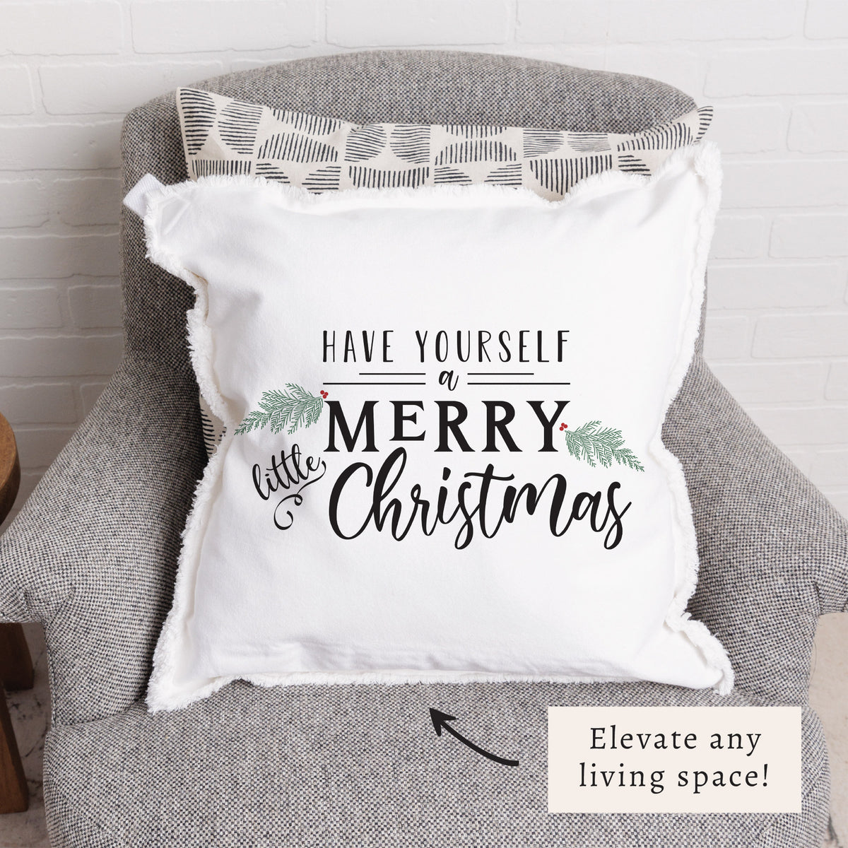 Merry Little Christmas Pillow