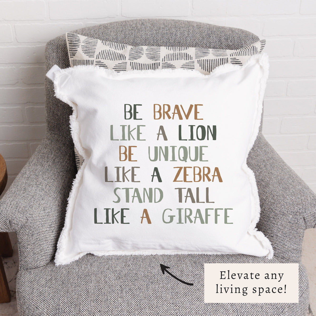 Be Brave Pillow