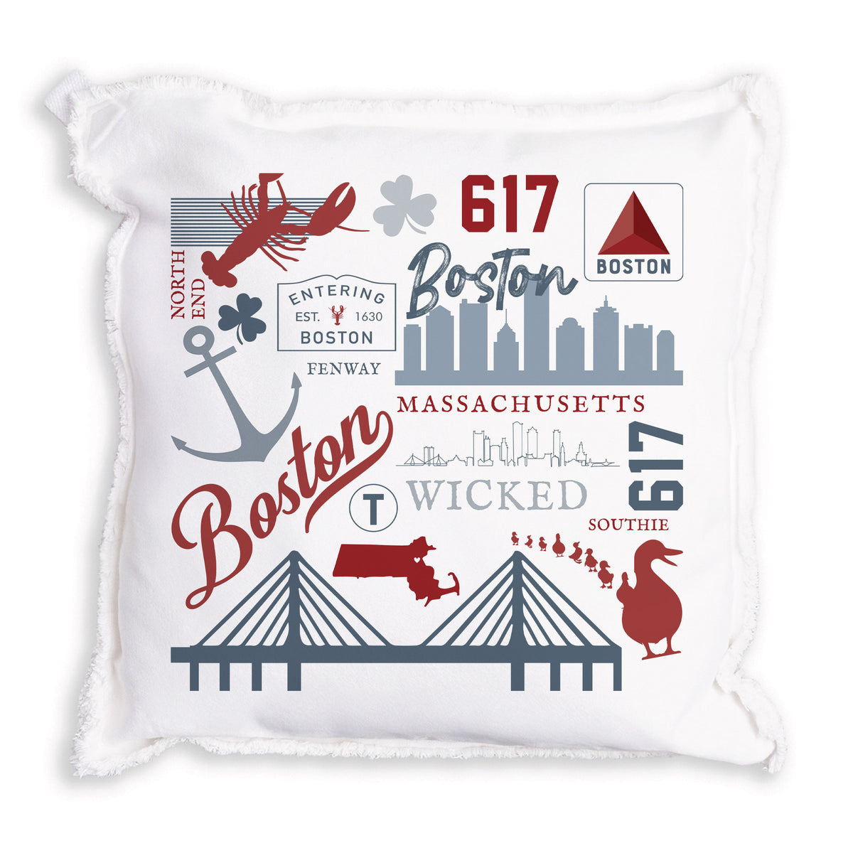 Boston All Things Pillow
