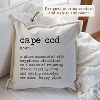 Happy Place Definition Personalized Pillow