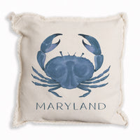 Blue Crab Personalized Pillow