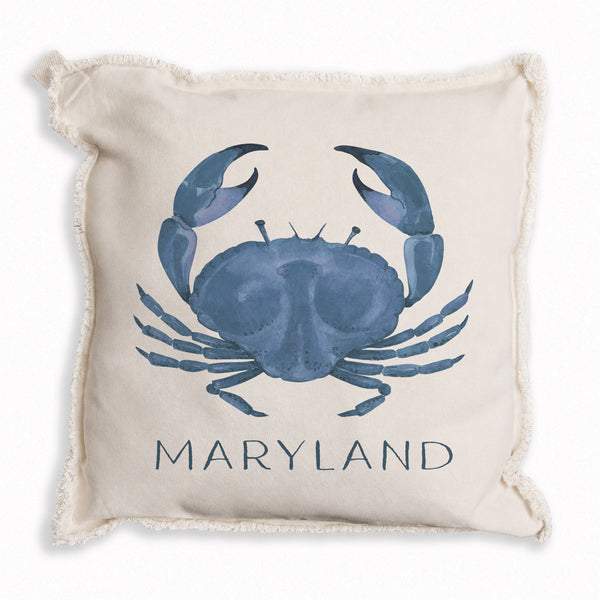Blue Crab Personalized Pillow