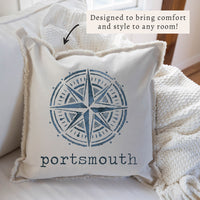 Compass Personalized Pillow
