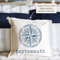Compass Personalized Pillow