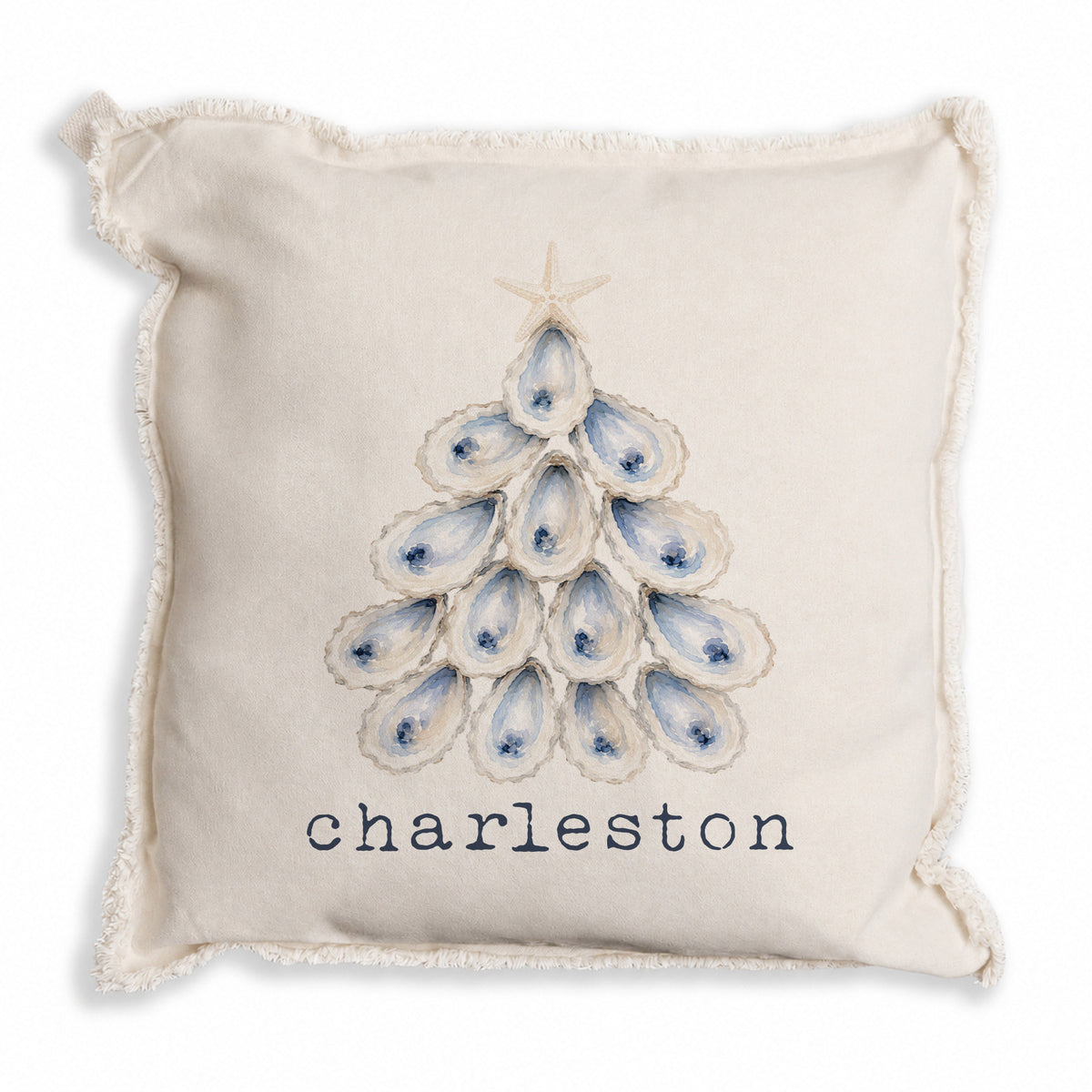 Oyster Tree Personalized Pillow