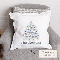 Oyster Tree Personalized Pillow