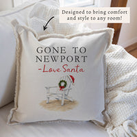 Santa Gone To Personalized Pillow