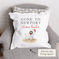 Santa Gone To Personalized Pillow