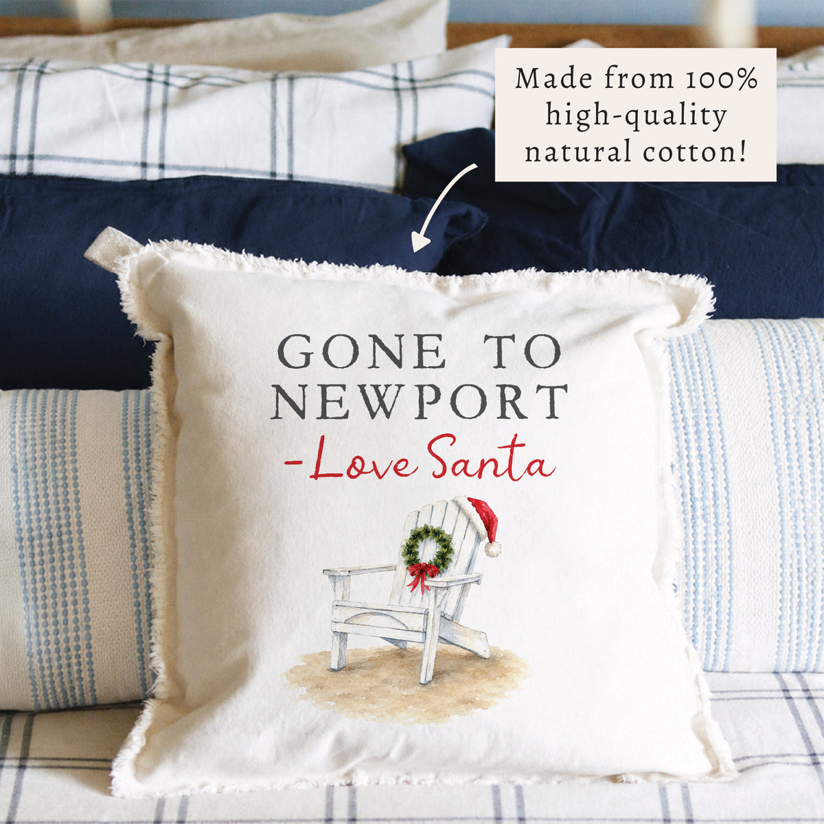 Santa Gone To Personalized Pillow