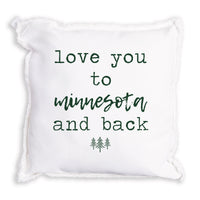Love You To Pine Personalized Pillow