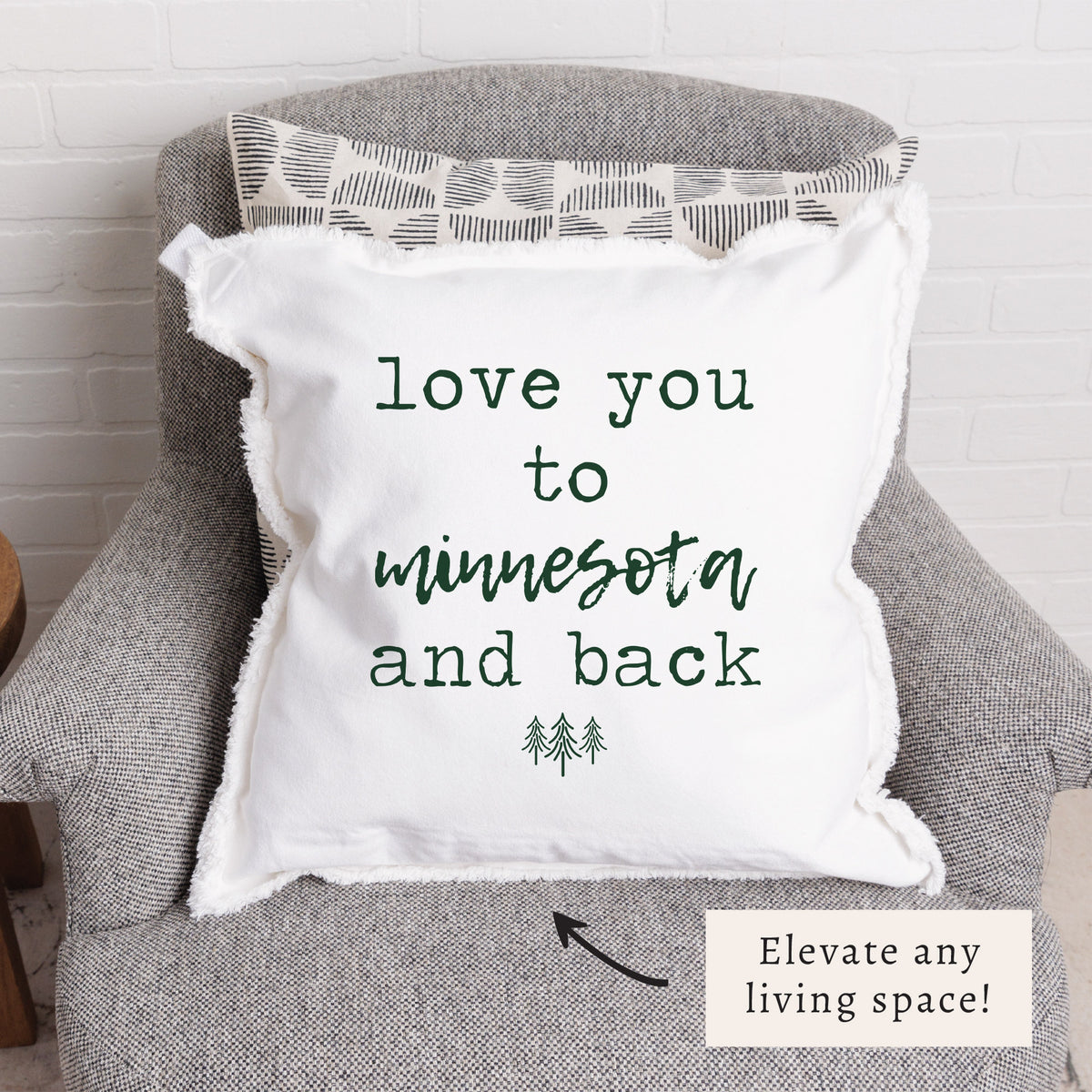 Love You To Pine Personalized Pillow