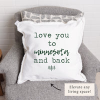 Love You To Pine Personalized Pillow