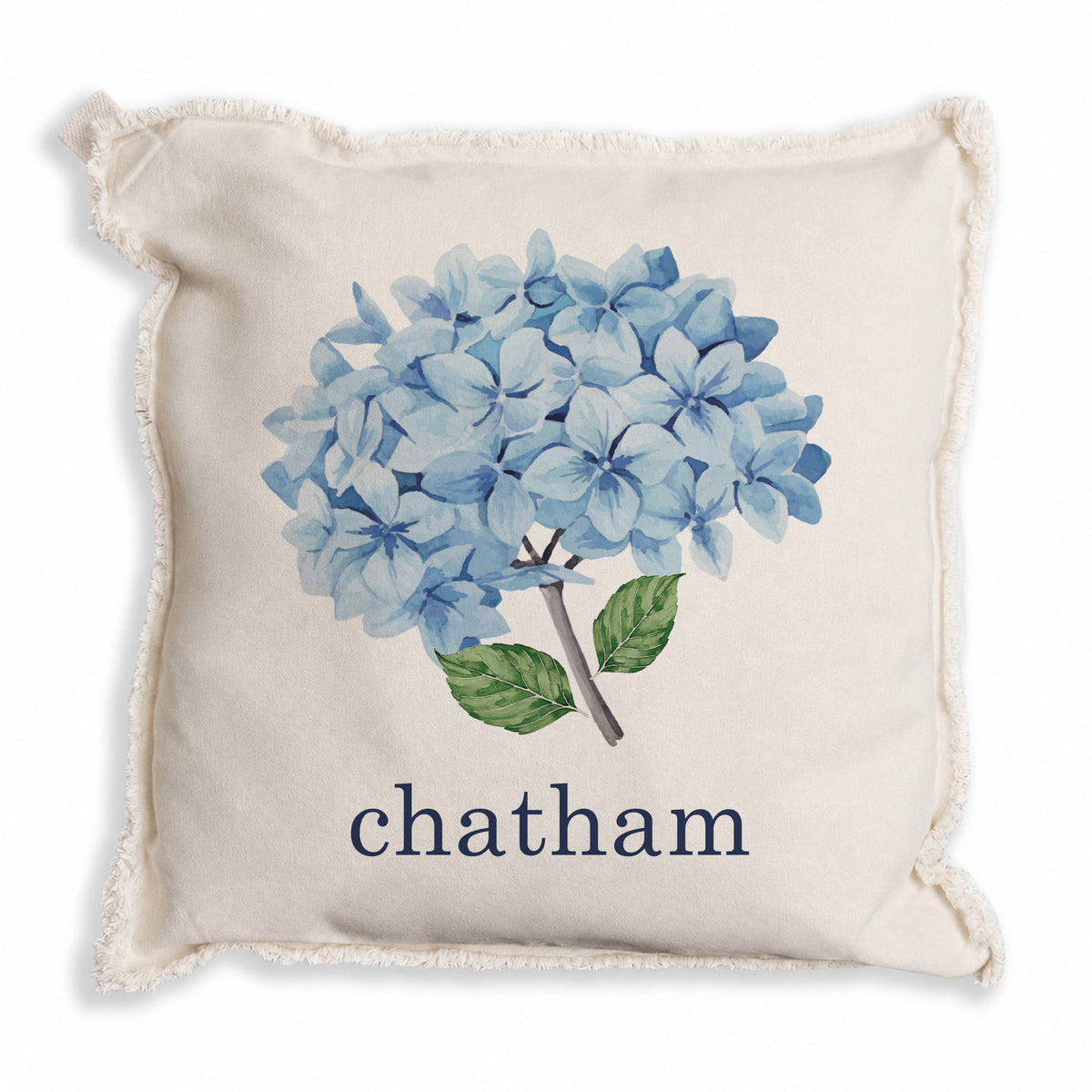 Blooming Hydrangea Personalized Pillow