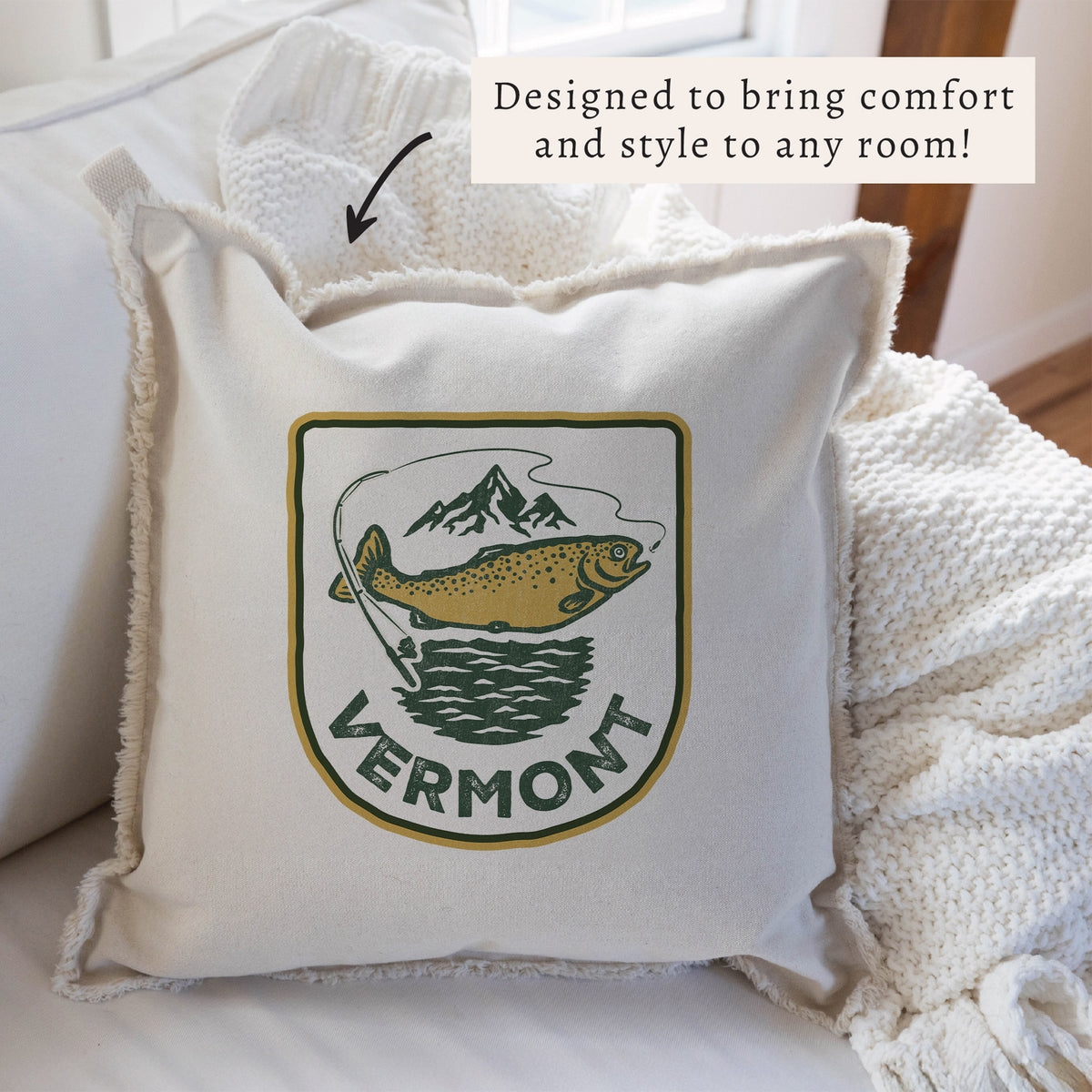 Fishing Personalized Pillow