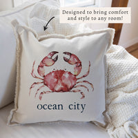 Crab Personalized Pillow