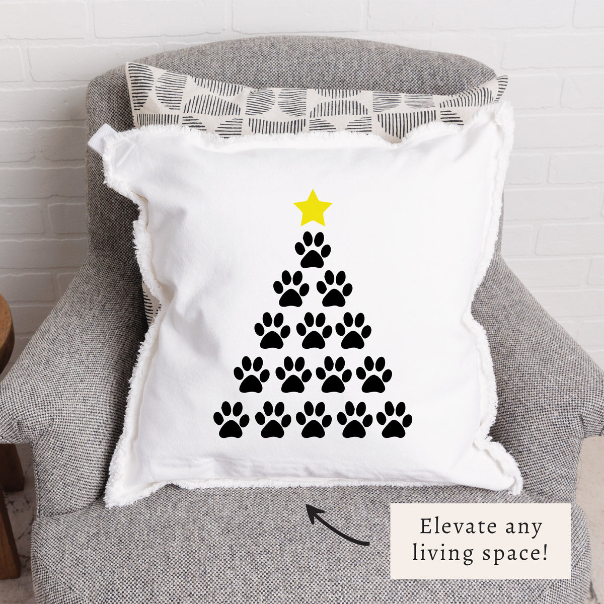 Paws Tree Pillow