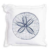 Sand Dollar Sketch Pillow
