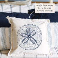 Sand Dollar Sketch Pillow