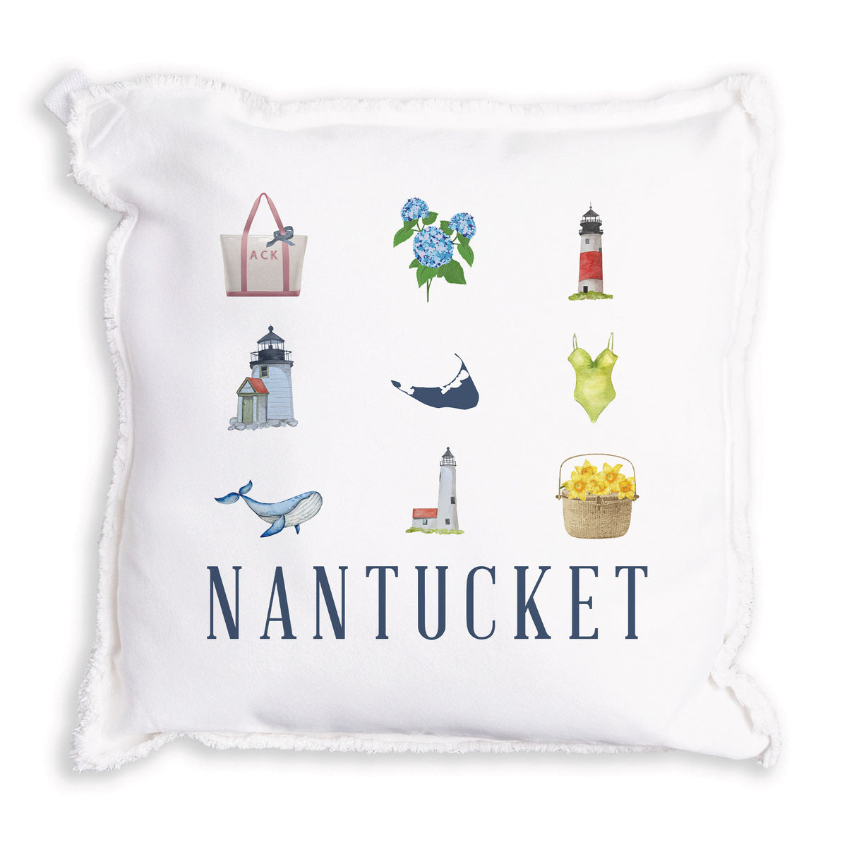 Nantucket Icons Pillow