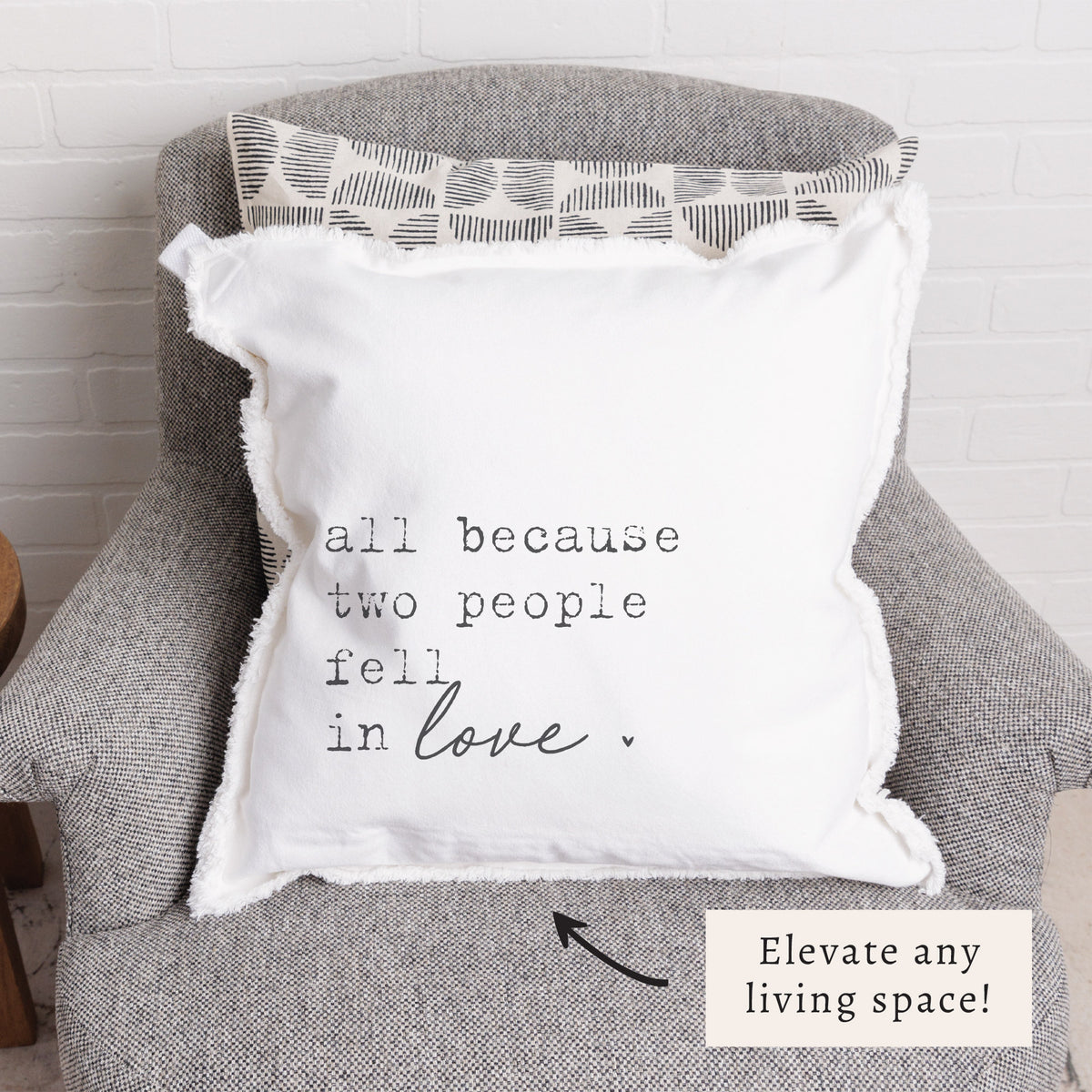 All Because Two People Fell In Love Pillow