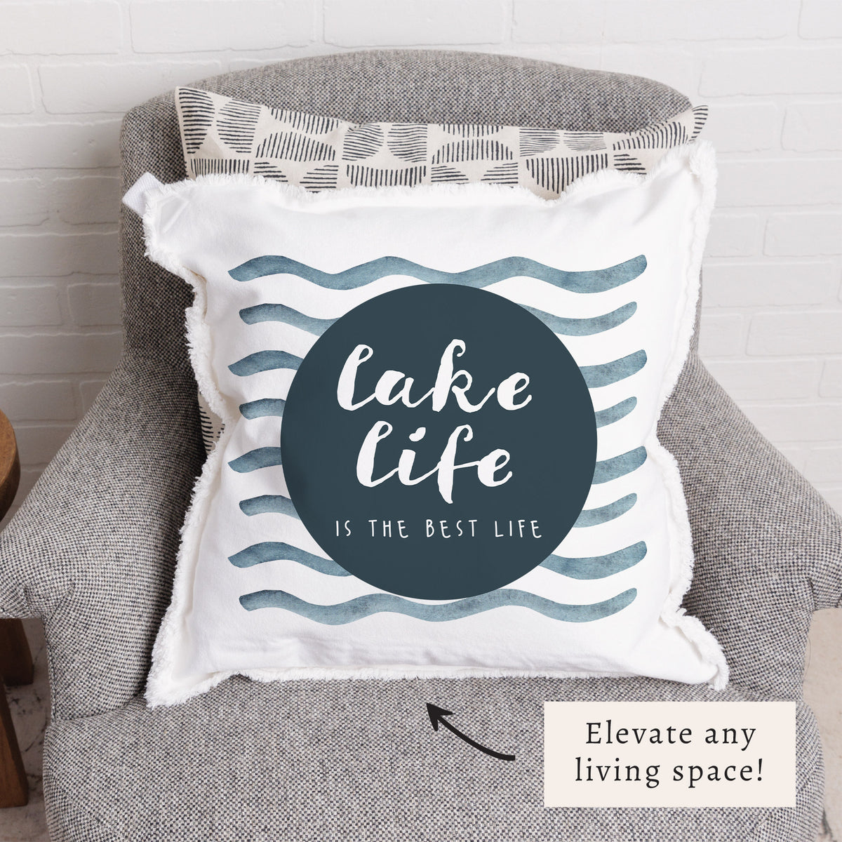 Lake Life Is The Best Life Pillow