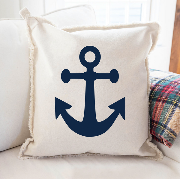 Personalized Anchor Square Pillow