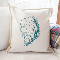 Personalized Oyster Square Pillow