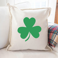 Personalized Shamrock Square Pillow