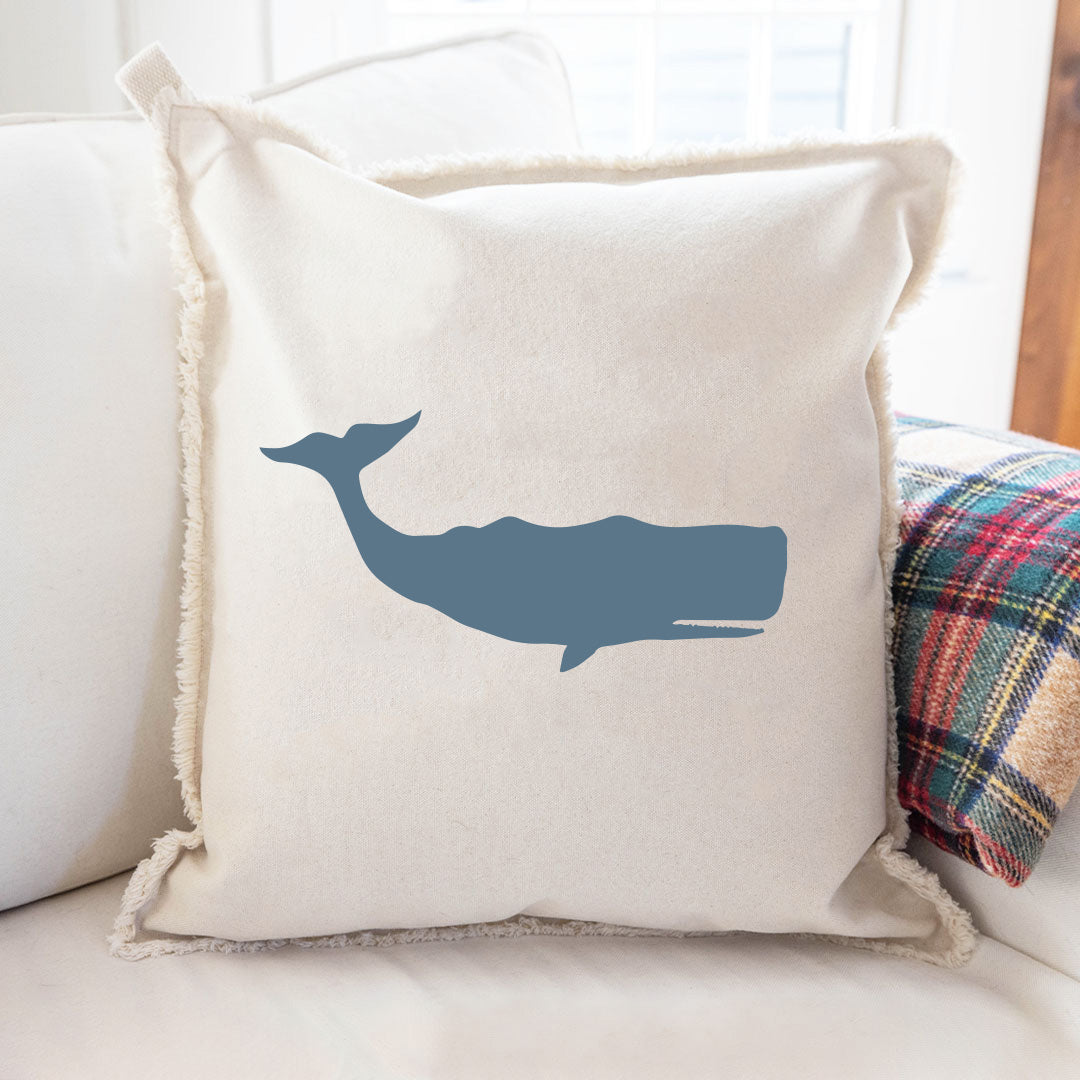 Personalized Whale Square Pillow