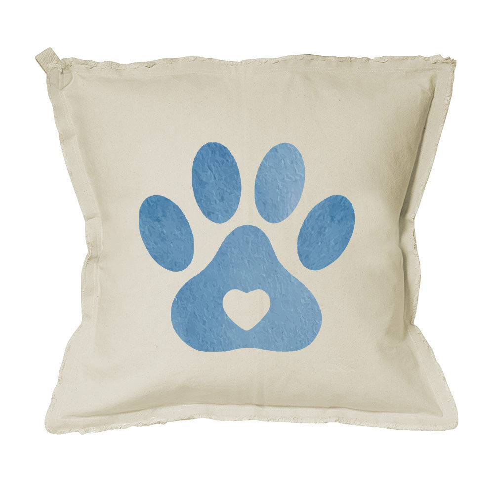 Paw Heart Square Pillow