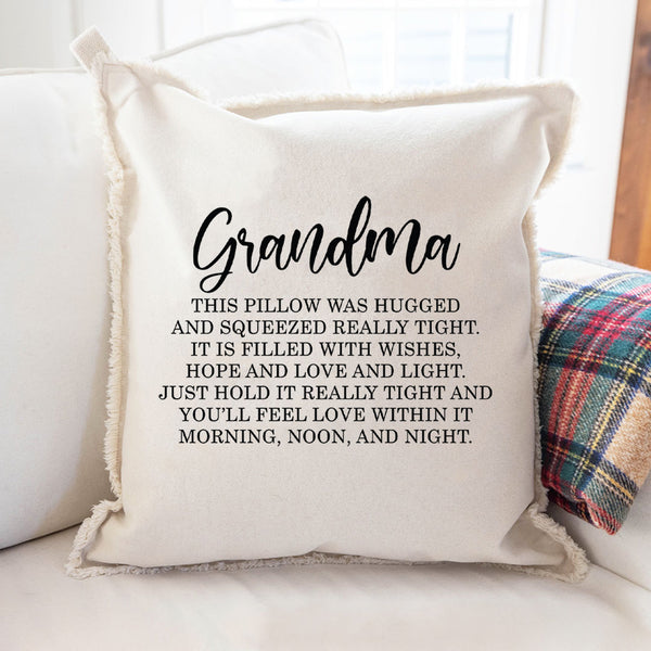 Personalized Hug Square Pillow