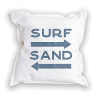 Sand and Surf Square Pillow