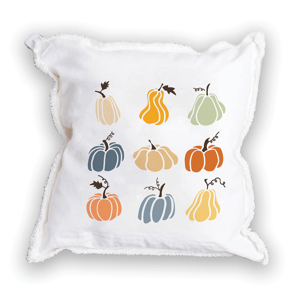 Pumpkin Patch Square Pillow