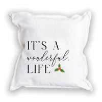 It's a Wonderful Life  Square Pillow