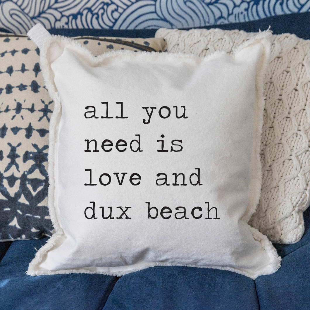 Personalized All You Need Is Love Square Pillow