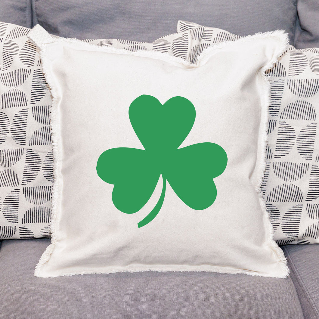 Personalized Shamrock Square Pillow