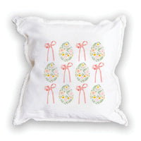 Easter Egg Preppy Throw Pillow