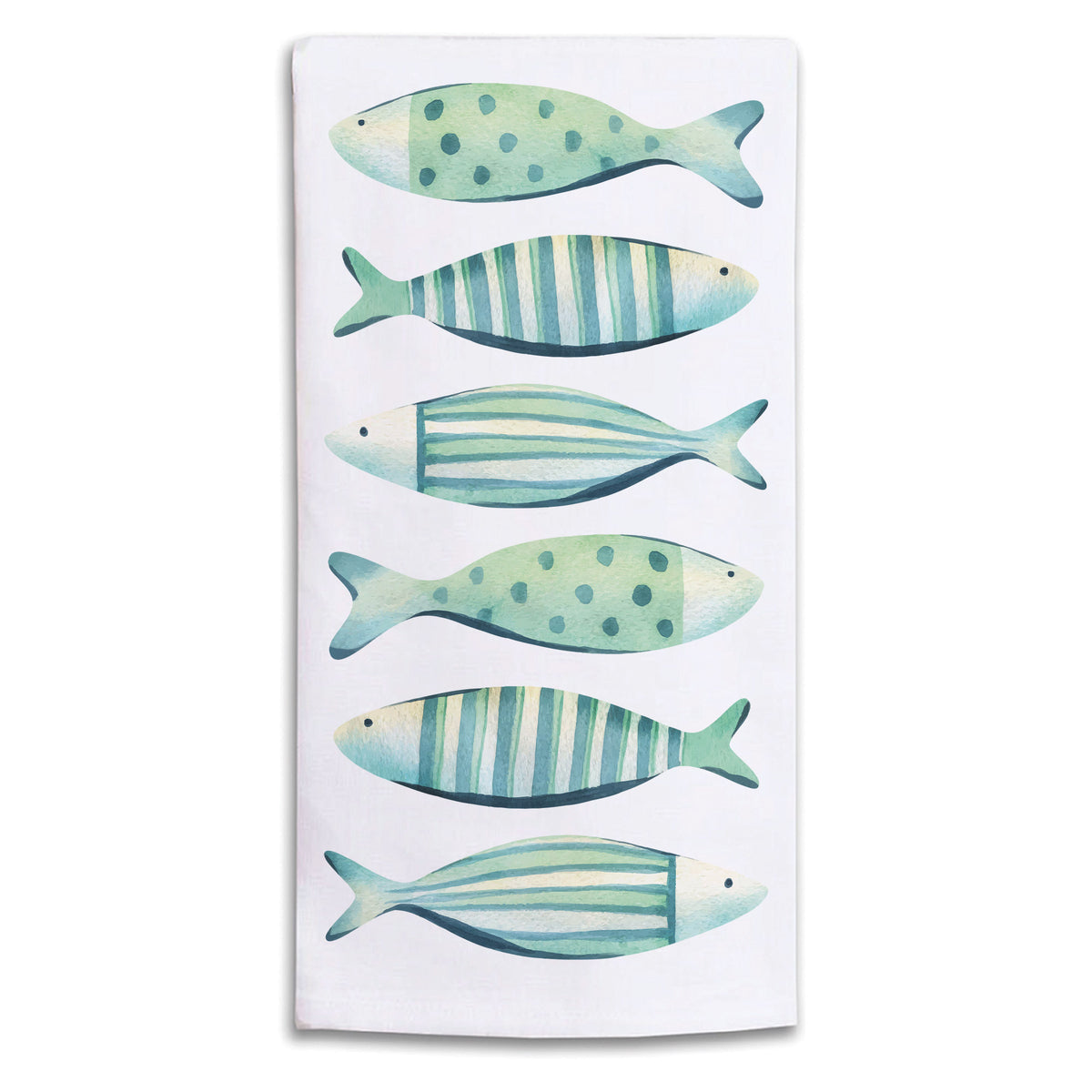 Coastal Fish Tea Towel