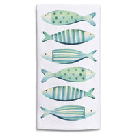 Coastal Fish Tea Towel