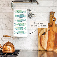 Coastal Fish Tea Towel