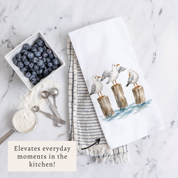 Seagull Trio Tea Towel