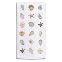 Shell Icons Tea Towel