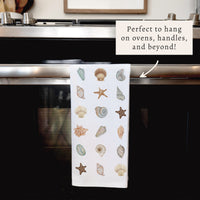 Shell Icons Tea Towel