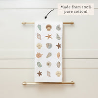 Shell Icons Tea Towel