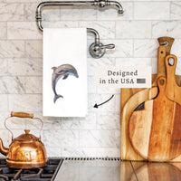 Dolphin Tea Towel
