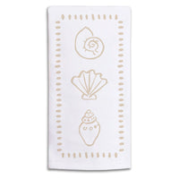 Neutral Shells Tea Towel