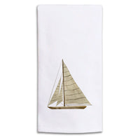 Sailboat Tea Towel