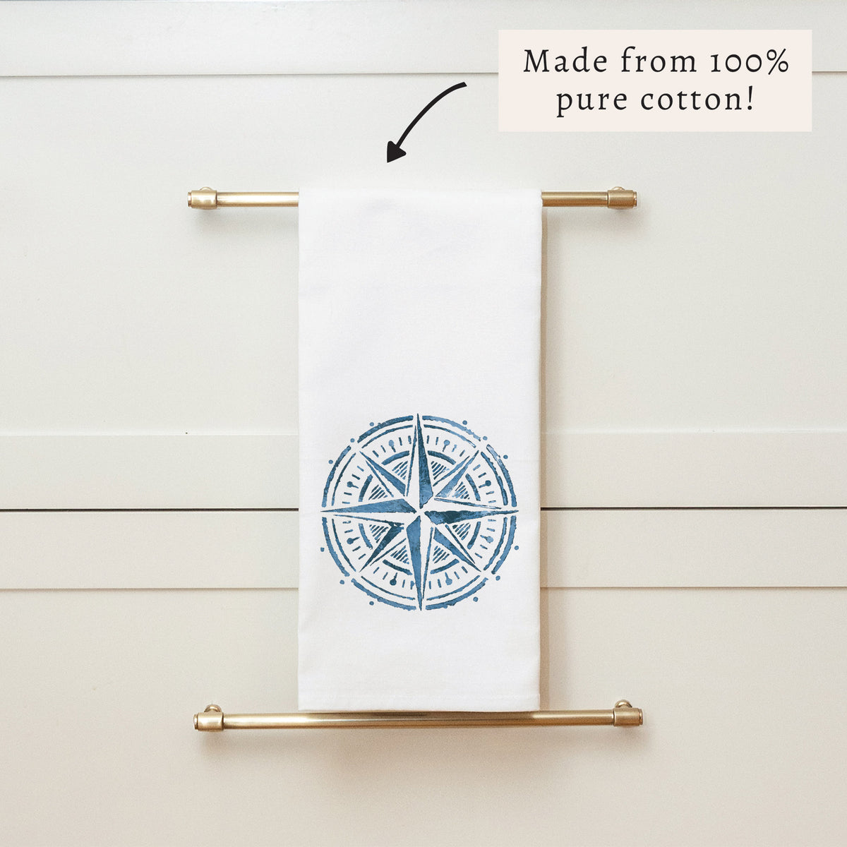 Compass Tea Towel